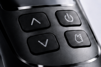 Close-up of the Erojoy Vacumate Automatic control buttons